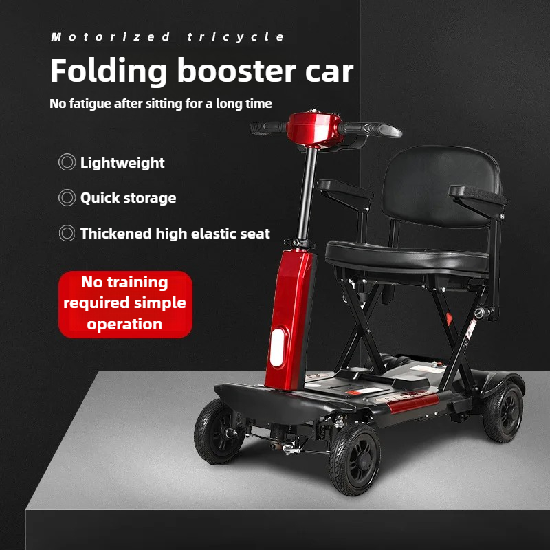 NOWY 4-kołowy Skuter Elektrycz – Folding Electric Scooter recenzja i cena